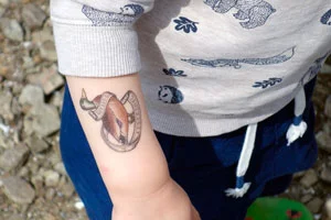 Tattoos zum Aufkleben, Kunstfestival Odyssee Möhnesee