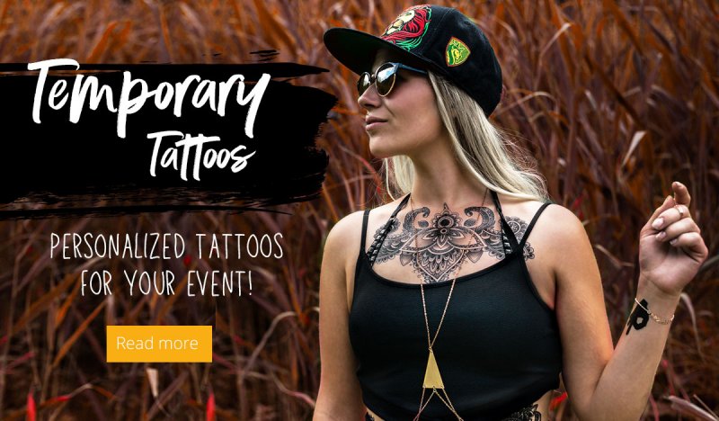 Personalized temporary tattoos Infopage Link