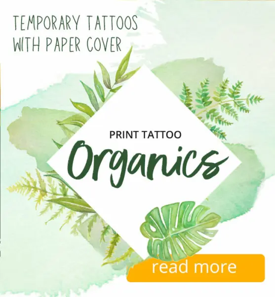 Mobile organic temporary tattoos
