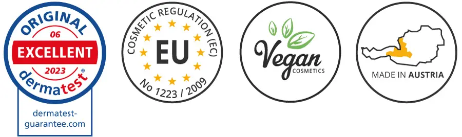 Temporary tattoos certified according to european cosmetic regulation
